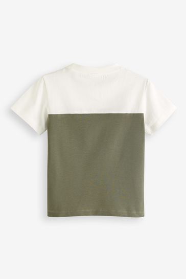 Lacoste block t shirt shop