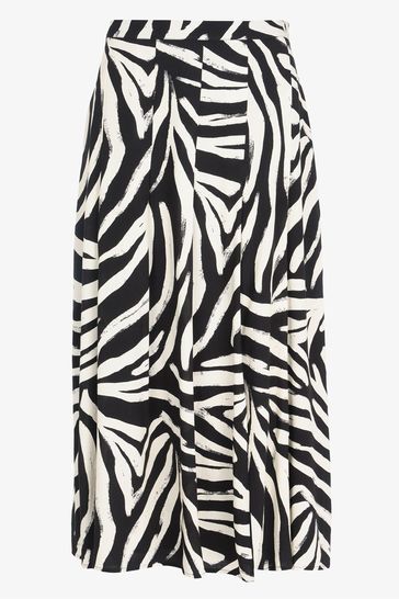 Mint velvet shop zebra skirt