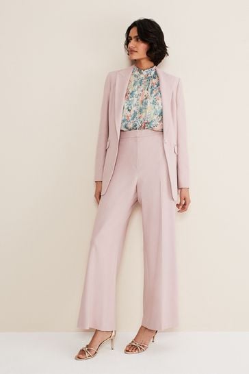 Buy Phase Eight Pink Celyn Wide Leg Trousers from Next Ireland