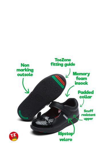 Toezone IDA Shoes With Pretty Mouse Novelty Detail Super Cool for School