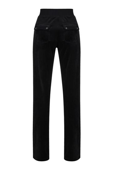 Womens Velour Straight Leg Joggers