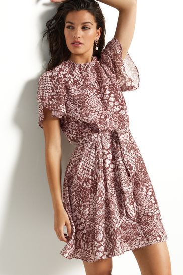 Pink snake dress deals