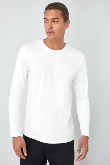 White long shop sleeve for men