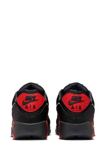 Men's nike red and black trainers cheap