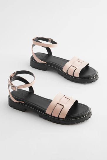 Black cleated sandals shop