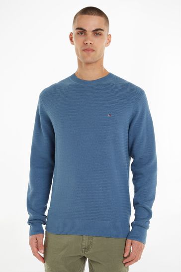 Hilfiger crew neck jumper hotsell