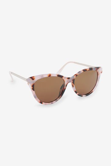 Buy Tortoiseshell Brown Polarised Cat Eye Sunglasses from Next Bahrain