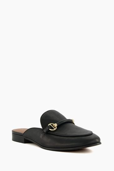 Backless mules black best sale
