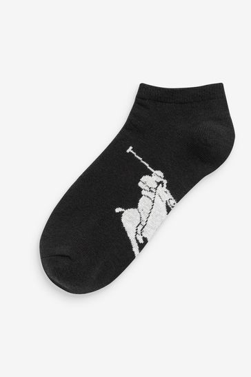 Buy Polo Ralph Lauren White Big Pony Logo Socks 3 Pack from Next