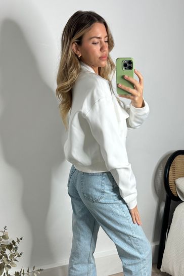 Cropped bomber jacket uk store