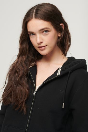 Superdry fleece clearance jacket women's
