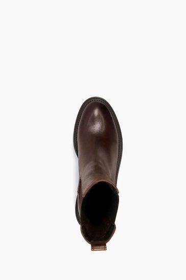 Dune brown boots women's online
