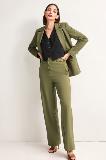 Khaki green cheap trousers womens