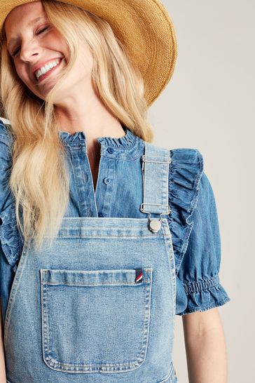 Buy Joules Rampling Blue Straight Leg Dungarees from Next Ireland