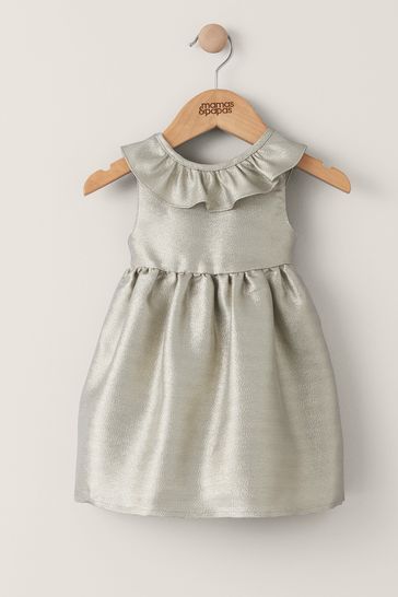 Mamas Papas Metalic Frill Dress