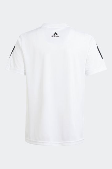 Adidas white cheap t shirt