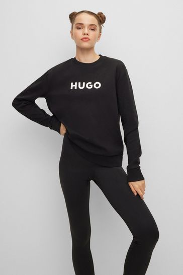 HUGO Large Logo Crew Neck Sweatshirt