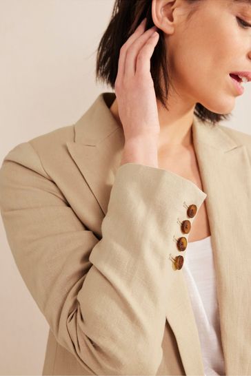 Boden velvet hotsell longline blazer