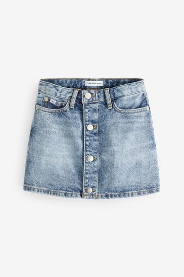 Buy Calvin Klein Jeans Girls Blue A Line Denim Skirt from Next