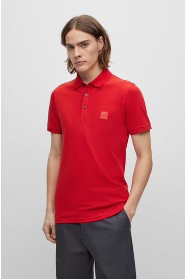 BOSS Bright Red Passenger Polo Shirt