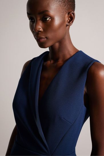 Ted baker navy outlet and white dress