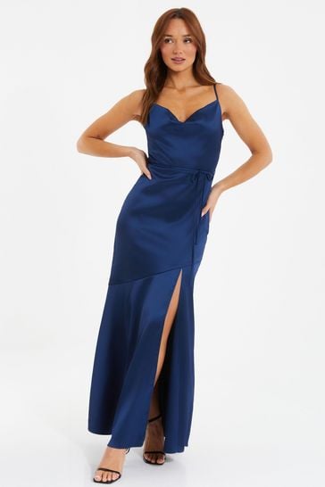 Quiz blue bridesmaid dresses online