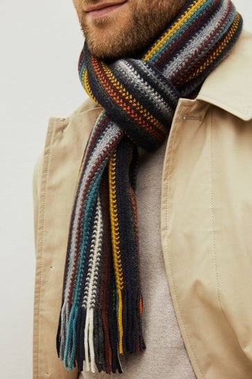 Multicolour Knitted Scarf