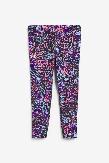 Under Armour Youth HeatGear Printed Ankle Crop Leggings
