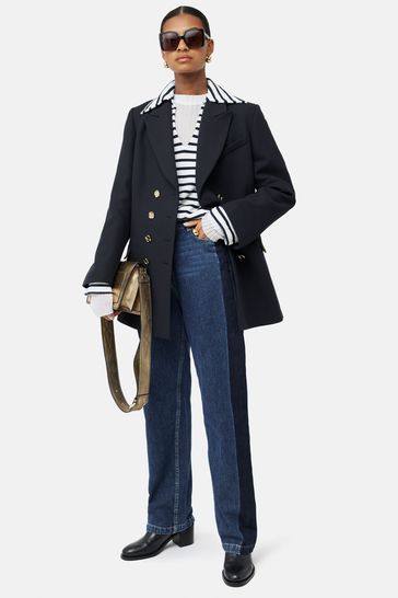 Jigsaw military coat clearance