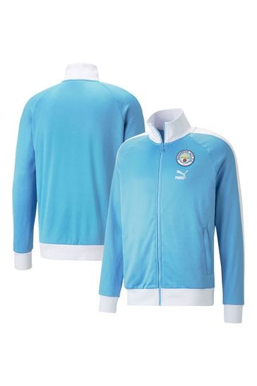 Puma Blue Manchester City FtblHeritage T7 Track Jacket