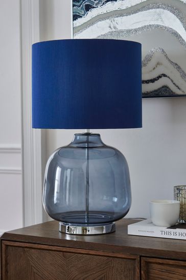 Buy Navy Blue Connor Large Table Lamp from the Next UK online shop