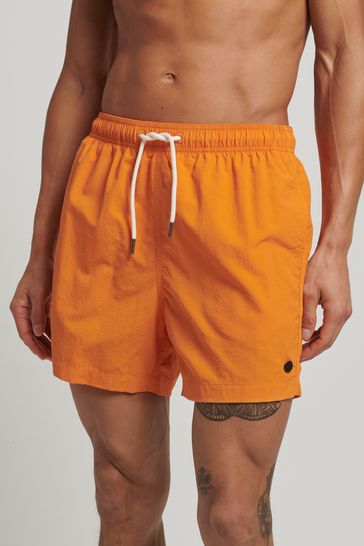 superdry orange shorts