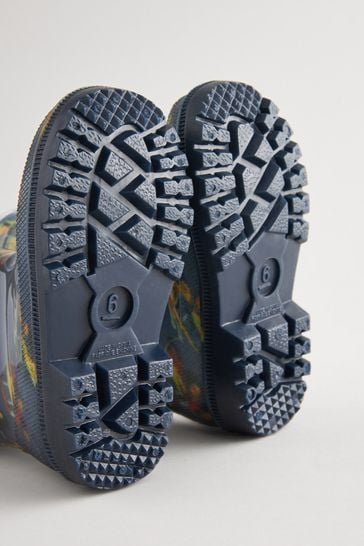 Buy Navy Digger Print Wellies from Next Hungary