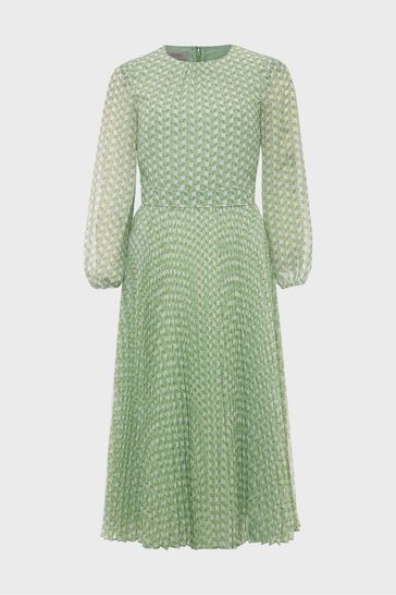 Buy Hobbs Green Salma Dress from Next Ireland