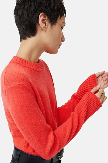 Jigsaw red jumper discount