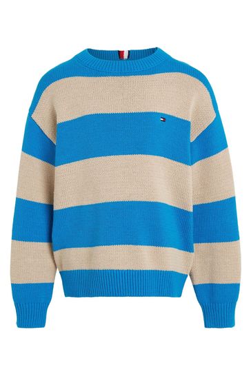 Block stripe clearance sweater