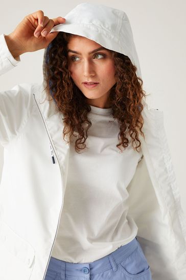 White regatta waterproof jacket on sale