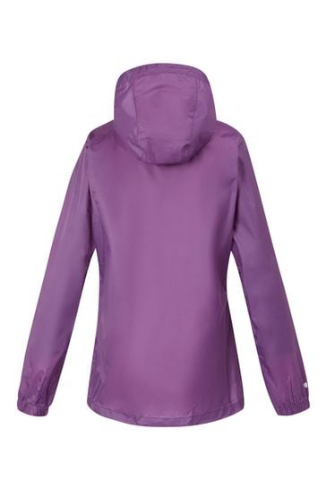 Regatta Purple Womens Waterproof Pack It Jacket III