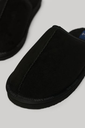 Buy Superdry Black Mule Slippers from Next Luxembourg