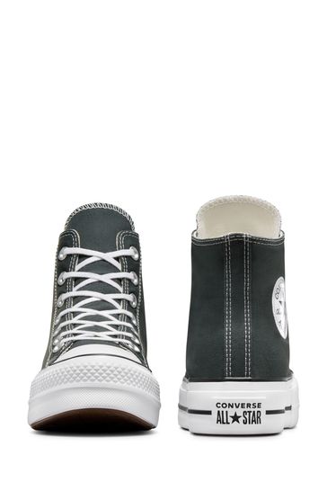 Buy Converse Charcoal Grey Chuck Taylor All Star Lift Trainers