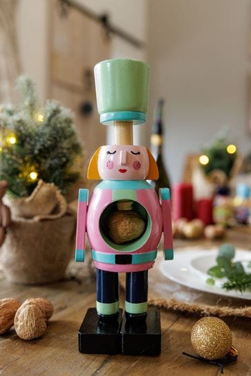 Kitchencraft Pink The Nutcracker Collection Wooden Nutcracker