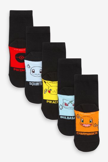Pack de 5 pares de calcetines negros de algodón