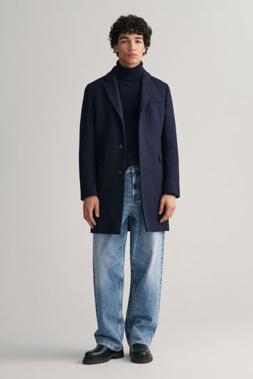 Blue top deals coat