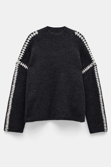 Hush top black jumper