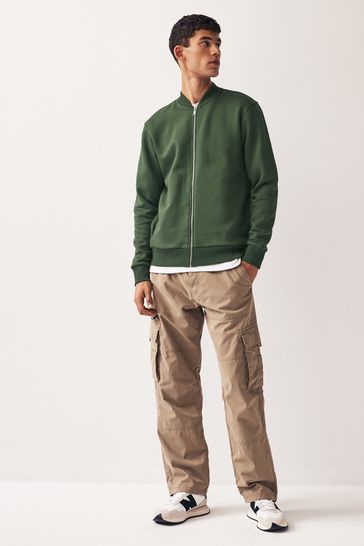 Mens jersey bomber jacket sales
