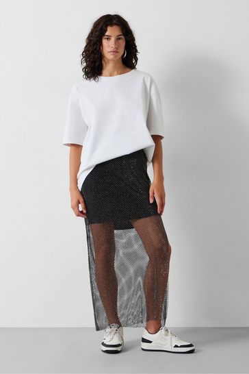 Sequin skirt hush online