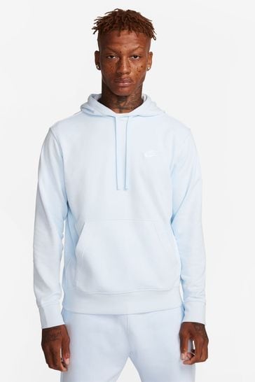 Buy Nike Light Grey French Terry Club Pullover Hoodie from Next Netherlands