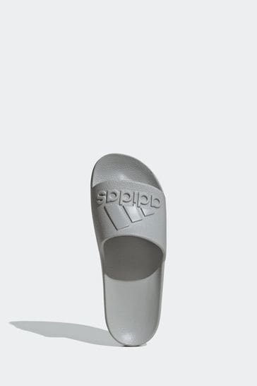 adidas Grey Sportswear Adilette Aqua Slides