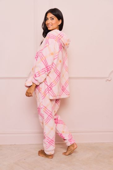 Pink clearance checkered pyjamas