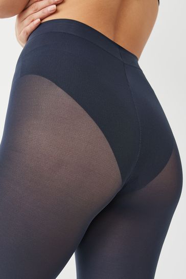 Buy Navy 100 Denier Opaque Tights Three Pack from Next Luxembourg